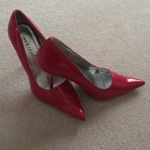 Red High Heels by Wet Seal